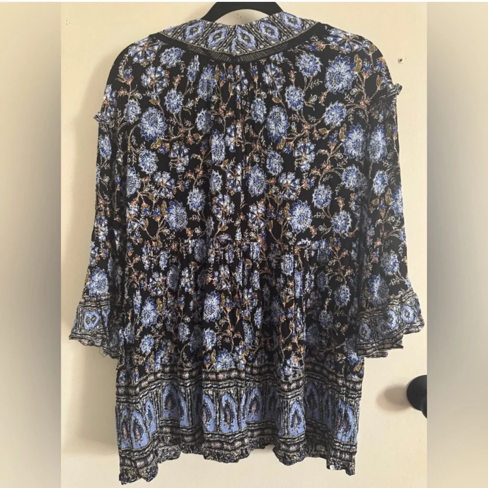 Free People Moonlight Dance Boho Floral Mini Dress